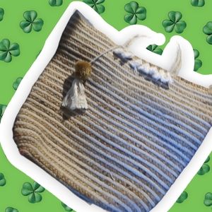 HUGE handmade woven basket!